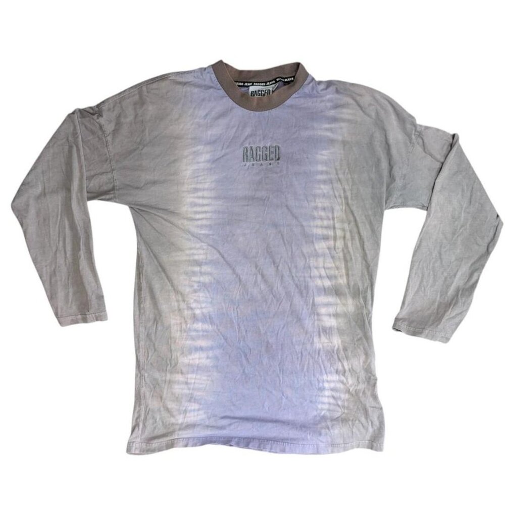 Ragged Jeans Long Sleeve Tie Die Crew neck Shirt Size XS Unisex